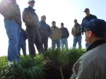One of the joys of working with farmers is the excitement I see on their faces when they "get it" about soil health.  There were several excited farmers again this spring.